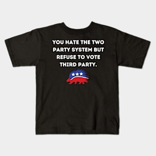 Third Party- Libertarianism Kids T-Shirt